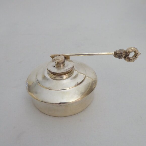 VINTAGE SHERIDAN SILVER CO. WARMING CHAFING DISH SILVER OVER COPPER 3 PIECE SET - Picture 8 of 16